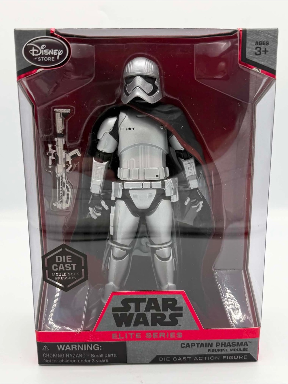 CAPTAIN PHASMA Star Wars Elite Series Force Awakens die cast disney store NEW